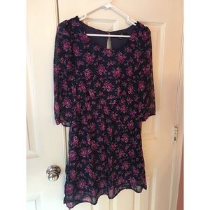 Simple and Cute Floral Dress